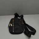 CHOLISS Large Sling Bag for Women and Men, Anti Theft Crossbody Bags with Extended Strap, Nylon Travel Crossbody Fanny Packs (Black)