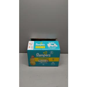 Pampers Baby Diapers - Swaddlers - Size 0, 84 Count, Ultra Absorbent Disposable Newborn Diaper