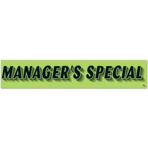 Vinyl Highlights Windshield Slogans Window Stickers (Black Text On Green) (14-1/2" x 2-3/4") (12 per Pack) (Manager's Special)