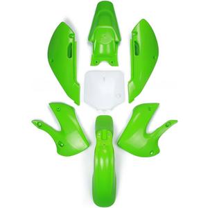 ABS Plastic Fender Fairing Body Work Kit Set For KLX110 2002-2013 KX-65 2000-2013 DRZ-110 2003-2005 Dirt Pit Bike