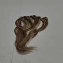Clip in Hair Extensions Real Human Hair Clip in Extensions,18 Inch Chestnut Brown Balayage Blonde Highlights Real Hair Extensions Clip in Human Hair 7 Pieces 70G Double Weft Remy Human Hair Extensions (#6-613)