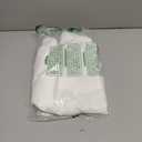 SpaceDresser Basic Rod Pocket Sheer Voile Window Curtain Panels White 1 Pair 2 Panels 52 Width 84 Inch Long for Kitchen Bedroom Children Living Room Yard(White,52 W x 84 L)