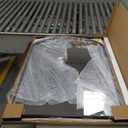 VooBang Vintage Arched Bathroom Mirror, 26x38 Inch Retro Wall Mounted Vanity Mirror with Carved Pattern Top and Metal Frame, Antique Decorative Mirror for Hanging or Leaning