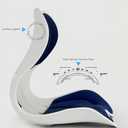 Seat Cushion Lumbar Protection Cushion Office Chair Cushion Cushion Lumbar Cushion seat Cushion All-in-one Orthopedic Ergonomic Cushion Buttocks Anti-Hunchback Cushion (34cm*33cm*40cm, Dark Blue)