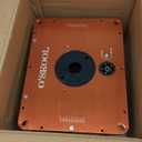 O'SKOOL Router Lift Systems for 3-1/2" Diameter Motors, 9-1/4'' x 11-3/4'' Plate 5-Piece Insert Ring Kit, RTS05