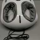 Foot Massager with Heat Shiatsu Feet Massage Machine Deep Kneading Relief for Plantar Fasciitis Air Compression 3 Heat Levels, Relax for Home Office Use, Christmas Gifts for Women Mom Dad White.