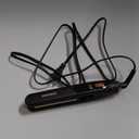 PRITECH Mini Flat Iron Portable Hair Straightener, Straightener with 13 Adjustable Temp(210F-450F), 1'' Plate for All Hairstyles Hair Straightening Irons Black (Black)