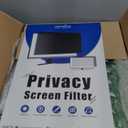 [2-Pack] 24 Inch Privacy Screen for Computer Monitor 16:9 Aspect Ratio, Eye Protection Anti Blue Light Glare Shield, 24inch Removable Black Blackout Anti Spy Desktop Security Private Filter