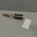 Sndyi Small Round Brush for Blow Out, Nano Thermal Ceramic Ionic Round Hair Brush with Boar Bristles, Boost Shine & Volume, For Short Hair with Quick Blow Drying & Salon Styling - 2.3'', Barrel 1.3''