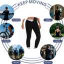 Sauna Suit for Women High Waist Slimming Tummy Control Workout Leggings, Corset Waist Trainer Sweatsuit Gym Yoga, XXL