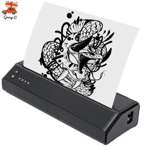 Tattoo Printer, 2500 mAh, Bluetooth+USB, Thermal Print Method, 210mm Paper width, MHT-P8008, Input Power 5V 2A
