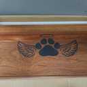 TTMMKL Pet Casket,Solid Wood Pet Casket,Natural Biodegradable Burial Coffin for Dogs Cats Sturdy and Safe Pair with a Soft Blanket (S)