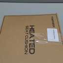 Dark Grey Heated Seat Cover Cushion with Heat Warmer, Large Size Soft Comfortable Winter Seat Cover Cushion Heating Pad for Office Home Chair Warm Cold Weather Gift for Winter, 3 Models Setting