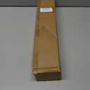 3/4" Standard Decorative Adjustable Curtain Rod,Heavy Duty Curtain Rods Set for Windows,30 To 122 Inch, Black