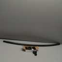 Curved Shower Curtain Rod For Bathroom 38-72 Inches, Adjustable Length, Curved Shower Rod, 0.9MM thickness, Round Shower Curtain Rods, Rotate Bracket For Large Shower Space, Need Drilling, Matte Black