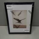 Heimlove 9x12 Picture Frames Set of 3 with Mat to Display 6x8 Picture,Plastic Black Photo Frame for Poster,Diploma,Certificate and Document with Gallery Wall Frame Set