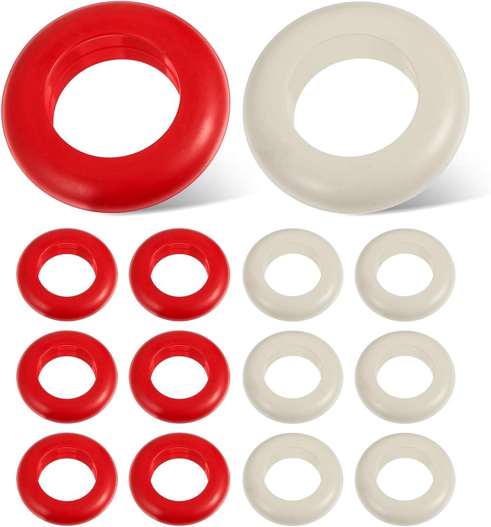 Frienda Bumper Pool Table Replacement Rubber Rings, Renew Old Hard Bumpers for Bumper Pool Tables
