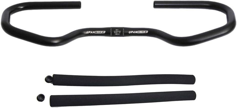 UPANBIKE Trekking Cycling Mountain Bike Road Bicycle Butterfly Handlebar With Sponge (φ25.4mm 31.8mm)