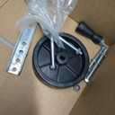 Torin 1000 lbs Trailer Jack with Wheel, Heavy Duty Swivel Boat Trailer Jack Single Whee, 10" Lift, Bolt-on Trailer Tongue Jack for RV Boat ATR39001B, Silver