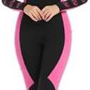 Jintaleco 4/3 mm Wetsuits for Women, Premium Neoprene Front Zip Women Wet Suit for Surfing, Swimming, Diving and Water Sports 2XL