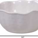 Perlette Cream Deep Bowl 11" x 5"