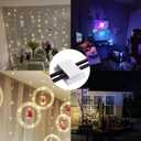 8 x Adhesive led Strip Lights Tape Clips White 50Pcs, Suitable for 10mm Wide LED Lights