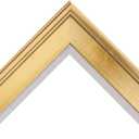 Creative Mark Elegant Plein Aire Gold Frame with Linen Liner, 20x24 Ornate Open Back Picture Frames, No Glass or Backing, Gessoed Wood, 2.75-inch Wide Moulding
