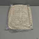 Makeup Bag for Women 3PCS Quilted Cotton Make Up Bag Travel Cosmetic Bag Large Makeup Bag Set Cute Makeups Organizer Floral Toiletry Pouch for Purse, Pink Floral C