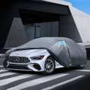 Waterproof Mercedes-AMG GT(2015-2025) Car Cover with Breathable Vents, [2025 Upgrade] Premium Covers with Cotton Liner and Zipper Door, Sun Rain Snow Dust Uv Protection.(Gift with Towel)
