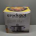 Crock-Pot 7 Quart Oval Manual Slow Cooker, Stainless Steel (SCV700-S-BR), Versatile Cookware for Large Families or Entertaining