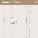 Wall Macrame Plant Hanger (White KS3, 35In 6Pack)