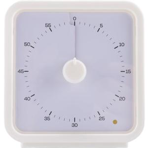 Timer for Kitchen, Time Management Study Classroom Timer, 60-Minute Visual Timer with Silent Operation Easy Install Easy to Use -A