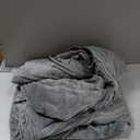 Acdyion Weighted Blanket Cover 60x80, Grey Minky Dot & Fleece Removable Duvet Cover with 12 Ties, Washable Fabric for 60x80 Weighted Blankets, Soft Minky and Cozy Fleece Dual-Sided Cover