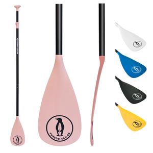 Tuxedo Sailor SUP Paddle - 3/4 Piece Adjustable Stand Up Paddle Board Paddle, Lightweight Floating Paddleboard Oar with Aluminum Fiber Shaft & Reinforced Nylon Blade
