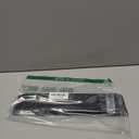 PATIKIL 3.25" x 13.75" Door Air Vent Cover, Aluminum Grille Ventilation Cover Louvered Diamond Hole with Mounting Screws for Cabinet Wardrobe Door, Black