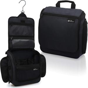 D&D Wanderlust D&D Hanging Travel Toiletry Bag for Men and Women Cosmetics, Makeup and Toiletries Organizer Kit with 10 Compartments (EXP 08/29/26)