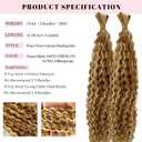 Highlight Human Braiding Hair Water Wave for Boho Braids 12A 100% Unprocessed Brazilian Virgin Braiding Hair Extensions 100g Bulk No Weft Bohemian Curly 2 Bundles 18Inch