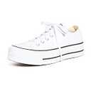 Converse Women's Chuck Taylor All Star Lift Sneakers, White/Black/White, Size 6