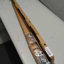 Ivilon Drapery Window Curtain Rod - End Cap Style Design 1 Inch Pole. 48 to 86 Inch Color Warm Gold