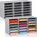 Fuutreo 2 Pcs Classroom Construction Paper Storage,Black Blocks