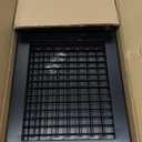 Ac Vent Cover Matte Black 12inX10in