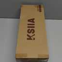 KSIIA Orthopedic Dog Crate Bed Waterproof Dog beds for Large Dogs Deluxe Plush Washable Pet Mat with Egg Crate Foam & Removable Cover, 35 x 22 Inch, Blue