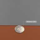 Leather Table Cover,1.8mm Thick,12x45 Inch Table Protector,Glass Table Protector,Table Sticker Cover,Desk Covers On Top of Desks.(Brown+Gray,12x45)