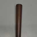 FoDau770 Brown Rubber Wood Furniture Legs 12 Inches, Straight Tapered Wood Feet Mid Century Sofa Legs Set of 4, 5/16" UNC Furniture Feet for Cabinet Couch Dresser Chair Ottoman Table