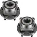 Pair 513220 Front Wheel Hub & Bearing Assembly Compatible with 2005-2014 Subaru Outback, Legacy w/ABS