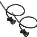 A Front Windshield Washer Nozzles Spray Jet - Compatible for Ford Police Interceptor Utility 2013-2015 for Ford Explorer 2011-2015 - Replace Part BB5Z-17603-A - Set of 2