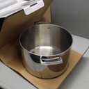 Viking 3-Ply Stainless Steel Stock Pot, 12 Quart Soup Cooking Pot with Lid, Kitchen Cookware, Dishwasher and Oven Safe, Induction Ready, Silver