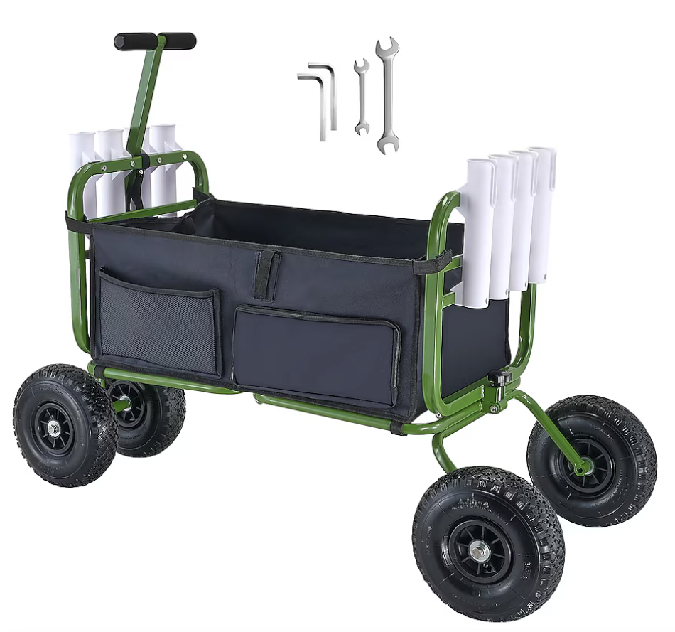VEVOR FISHING CART YK-600, Color Green