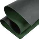 Shkira 12''X24'' Genuine Light Green Leather Sheets for Crafts - Square - 2.0MM Thick Genuine - Thick Cowhide Pieces Square - Leather Sheet for Arts and Crafts