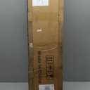 48" Fireplace Mantel, 5'' Thick Handmade Hollow Solid Wood Wall Long Floating Shelf with Invisible Wood Brackets, Brown